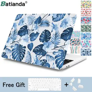 Летние Стиль Листья Pattern Жесткий чехол для MacBook Air 11 12 13 2020 рукав для Iphone, для Ipad, для Ipad Mini Pro 13, 15 и 16 A2338 A2337 сенсорной панелью