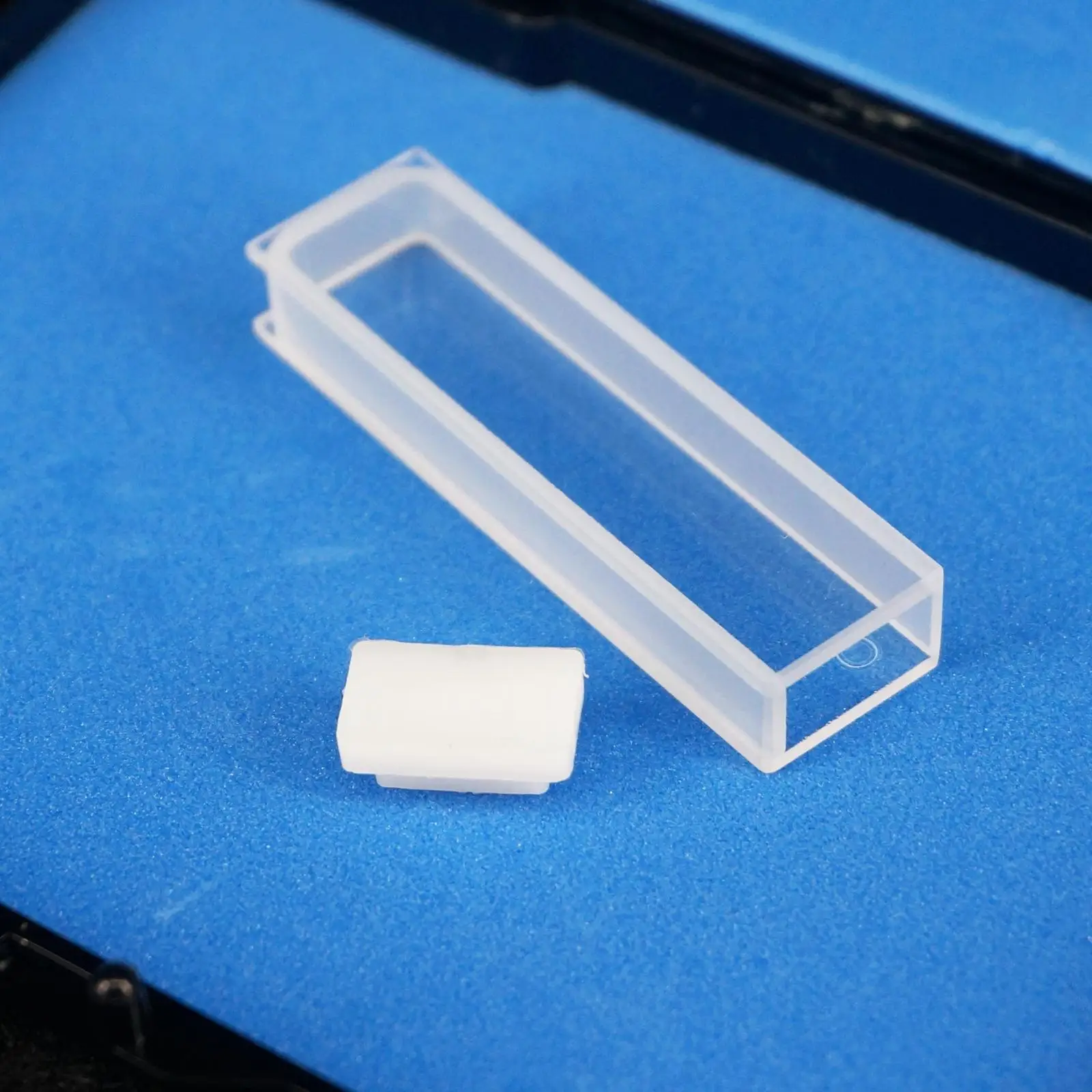 5 мм Длина пути JGS1 фотоэлемент с крышкой PTFE для Uv спектрофотометров|cell|cell quartz |