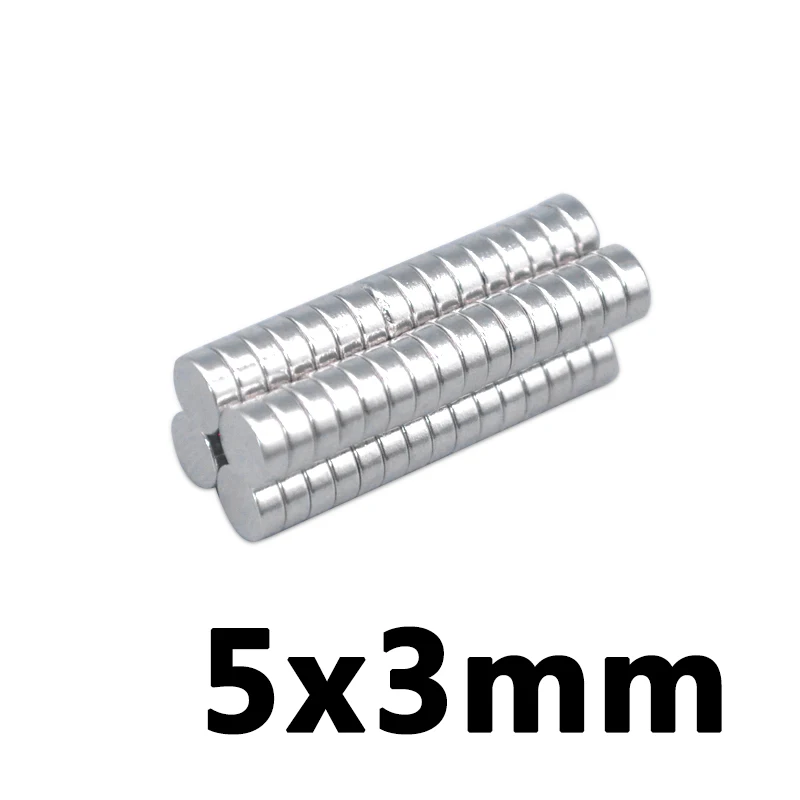 50/100/200 шт 5x3 неодимовый магнит постоянный N35 мощные маленькие круглые магнитные
