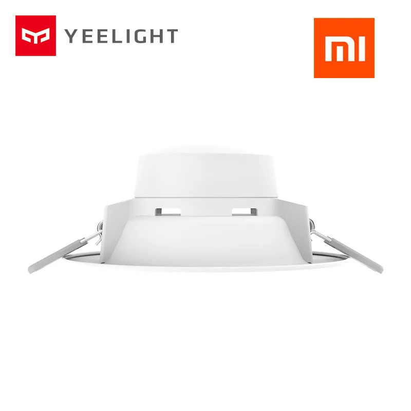 xiaomi mijia yee светильник светодиодный светильник Теплый желтый/холодный белый Круглый Встраиваемый светодиодный потолочный светильник для xiaomi smart home kits