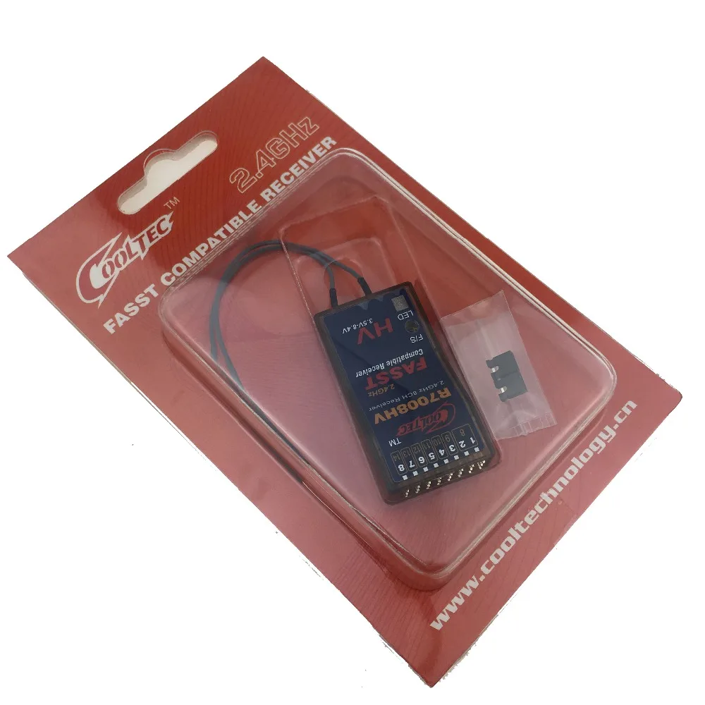 Cooltec R7008HV 2,4G 8CH-13CH приемник совместим с FUTABA FASST радиоуправляемые мультикоптеры