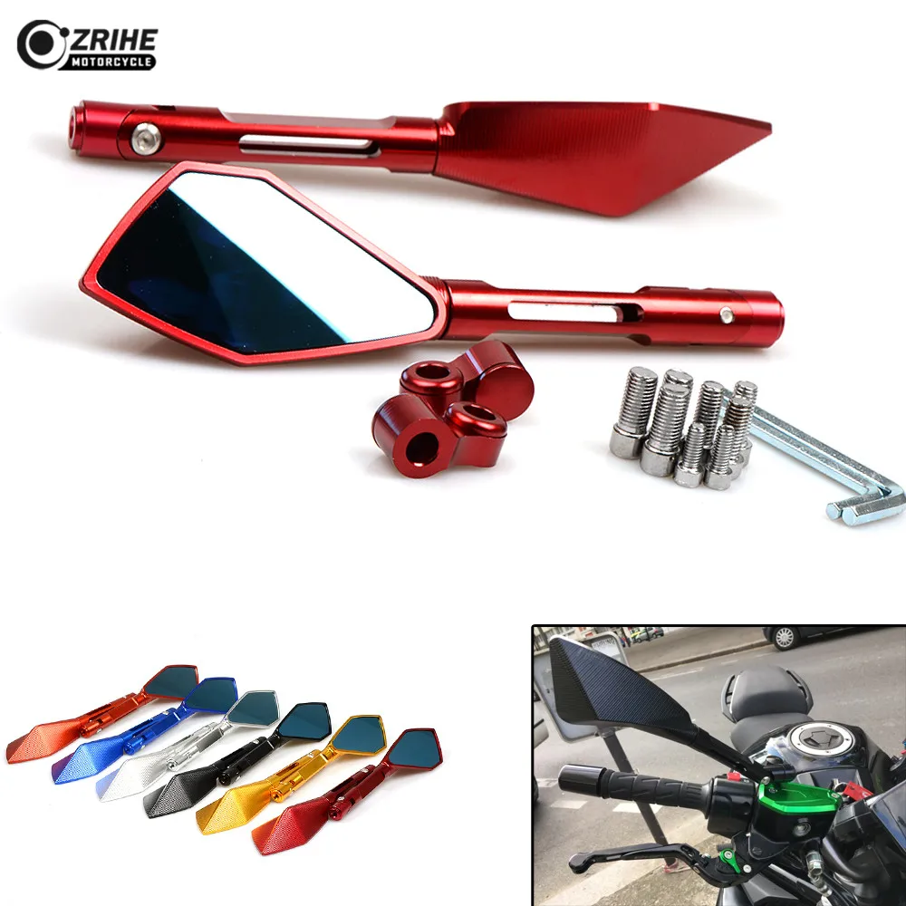 Мотоцикл зеркала заднего вида ATV спортивный Стекло для HONDA RVT 1000 DD250E HYOSUNG GT 2006 2007 2008