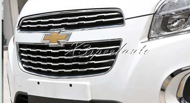 Бесплатная доставка 6 шт хромированная специальная решетка для Шевроле Тракс 2014