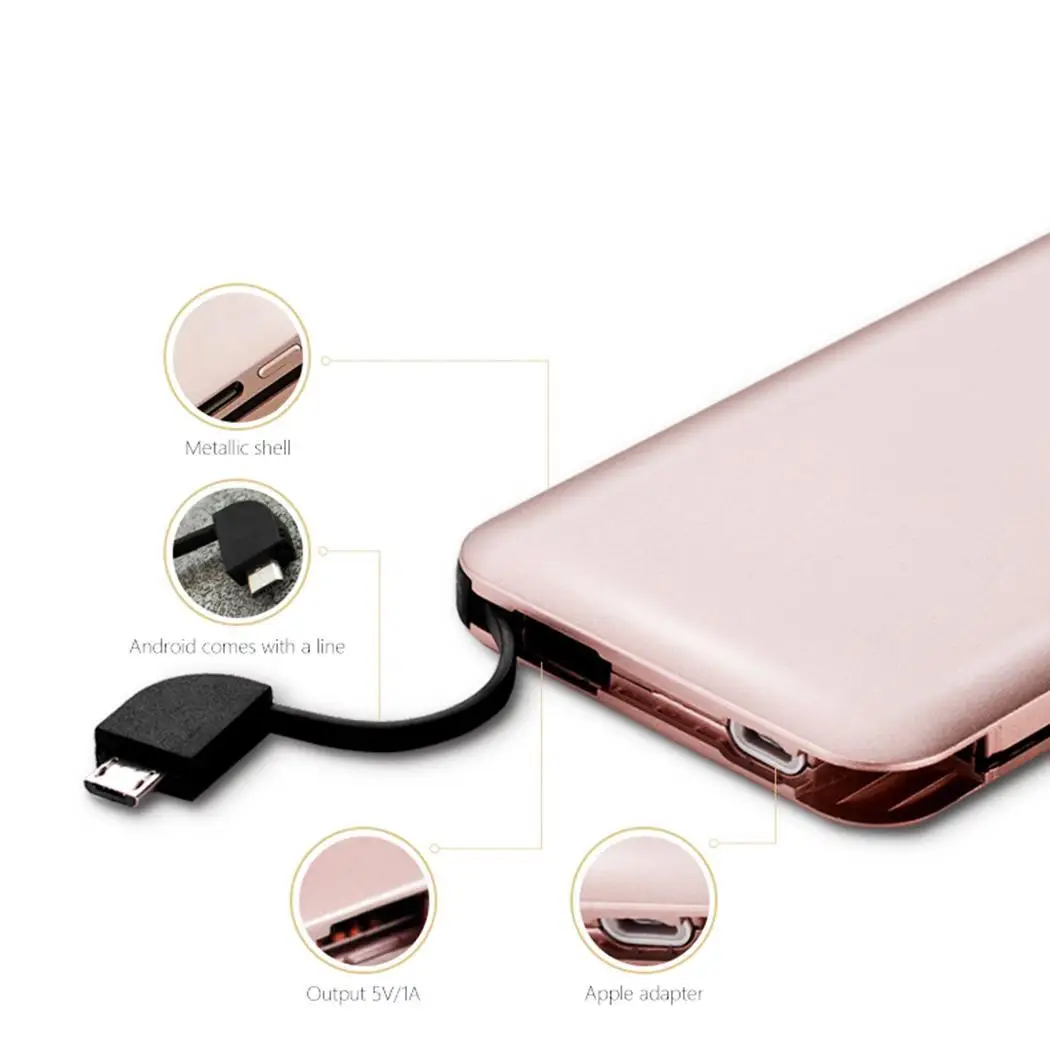 30000mAh портативный аварийный USB внешний аккумулятор 5 V/2A двойной Банк