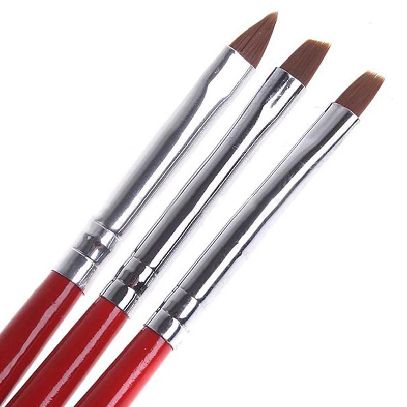 

3Pcs Soft Professional Pen Nail Art Brushes Tool Set Nails Decor Accessories DIY Nail Art Tools