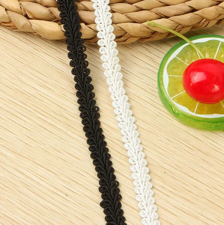 Атласная плетеная Серебристая кривая кружевная отделка 0 7 см вышитые свадебные