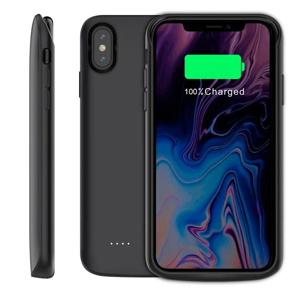 

6000mAh Battery Charger Case For iPhone Xs Max External Backup Charger Power Bank Case For iPhone Xr/Xs Max