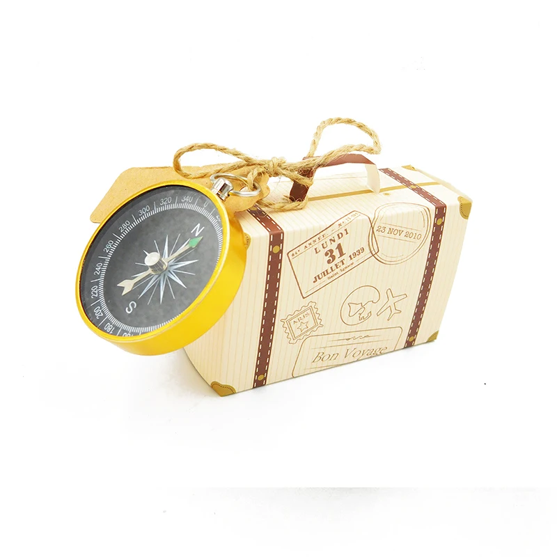10 шт. Креативные Свадебные юбилейные декоративные сладости коробка с компасом