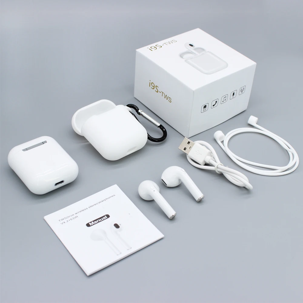 I9S TWS Twins беспроводные наушники Bluetooth V4.2 стерео гарнитура с зарядным устройством