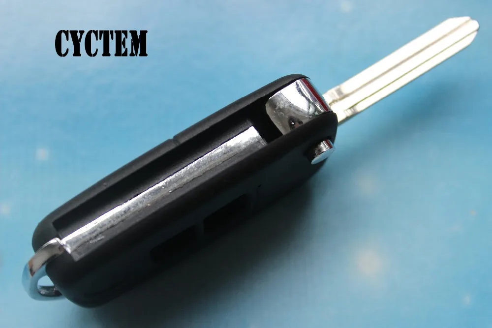 CYCTEM 2 кнопки модифицированный раскладной дистанционный чехол для ключей Fob