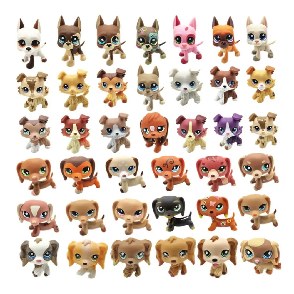 Новинка Lps Pet Shop настоящие фигурки животных желтого белого красного коричневого