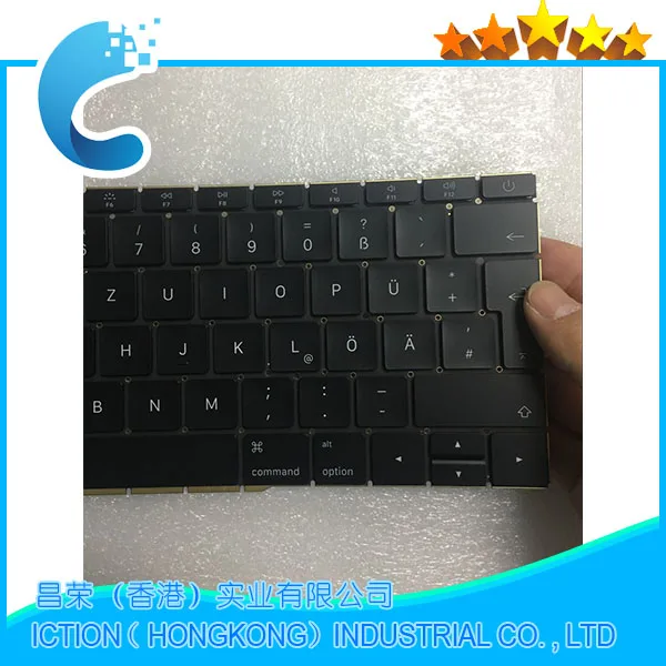 Оригинальный Новый A1708 Немецкий DE QWERTZ для Macbook Pro 13 3 &quotRetina клавиатура конец 2016 Mid