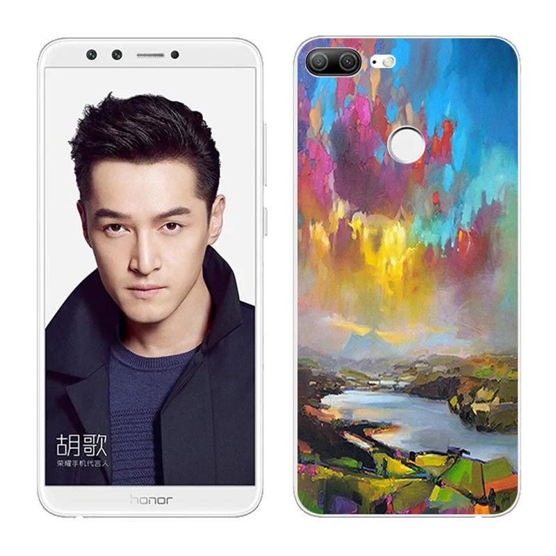 Чехол для Huawei Honor 9 Lite 5 65 дюйма масляная роспись Youth Edition чехол AL00/AL10/TL10 Capa |