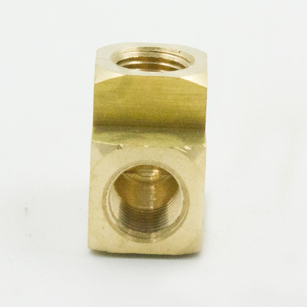 Комплект из 2 латунных фитингов для труб Колено 90 градусов 1/8 дюйма 1/4 3/8 1/2 3/4 NPT