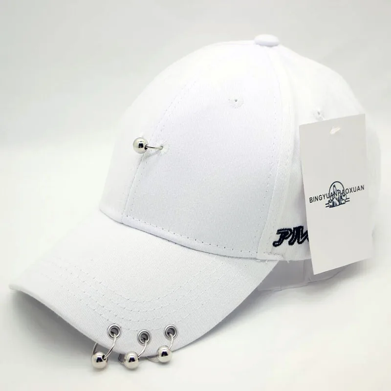 [BINGYUANHAOXUAN] CL с правый Zhilong GD Pin обруч Jay Park Snapback бейсболка хип хоп солнцезащитный козырек Кепка баскетбольная Кепка - Цвет: adult-white