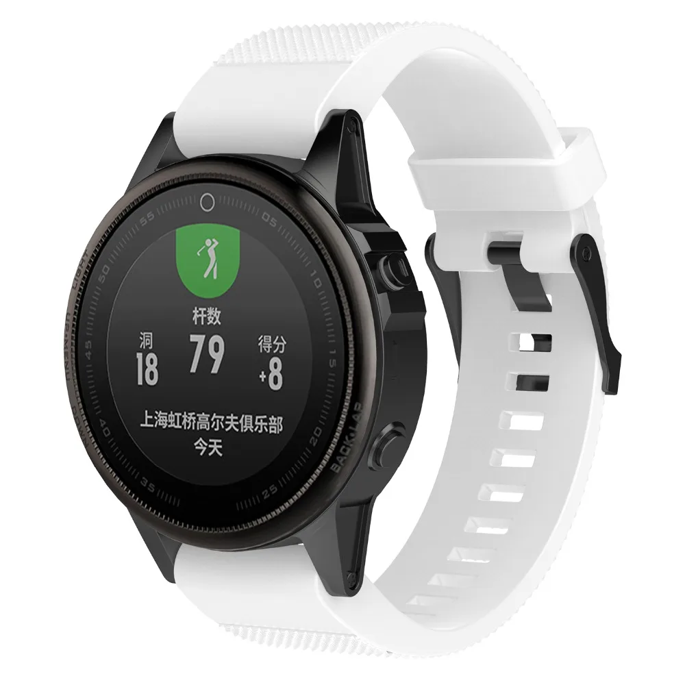 Ремешок силиконовый для Garmin Fenix 20 мм | Электроника