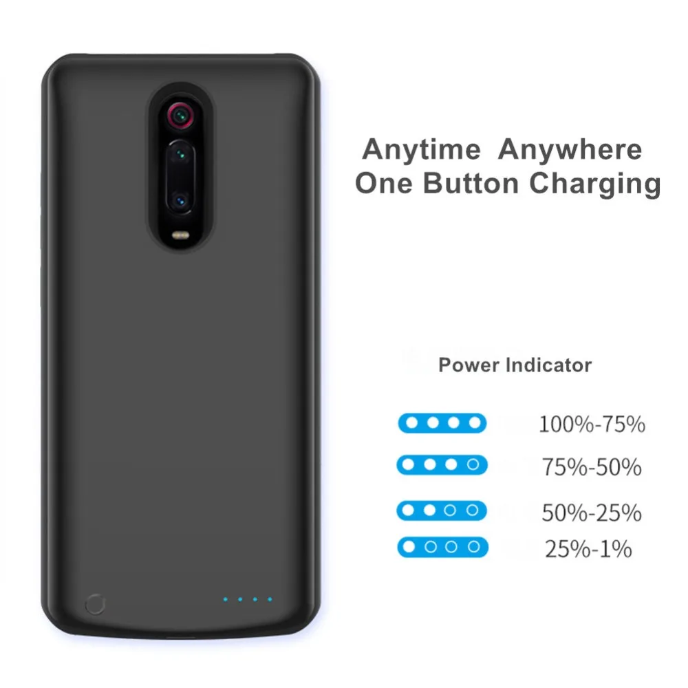 Чехол для аккумулятора Xiaomi Redmi k20 K20 Pro, умный чехол для зарядного устройства, чехол, внешний аккумулятор для Xiaomi Redmi k20 Pro, чехол для аккумулятора