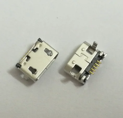 50 шт./лот Micro 5pin USB разъем порт для зарядки док станция lenovo A10 70 A7600H A7600 A370E S910 A3000H