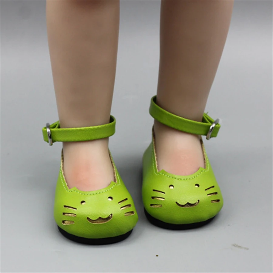 Аксессуары для кукол 7 см, милые Мини-куклы с котом, обувь для 43 см, Reborn Bebe, 18 дюймов, кукла Aslo для девочек 1/3, BJD, кукольная обувь