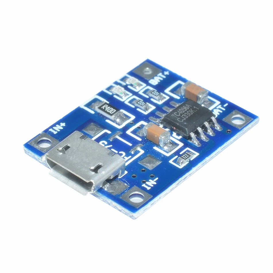 Aokin TP4056 5V TENSTAR ROBOT 1A Micro USB Mini 18650 литиевая батарея зарядное устройство Модуль +