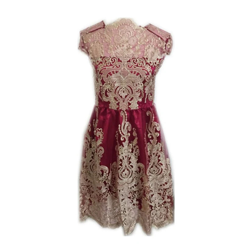 Женское платье Дамское свадебное длиной до колена элегантное вечернее с