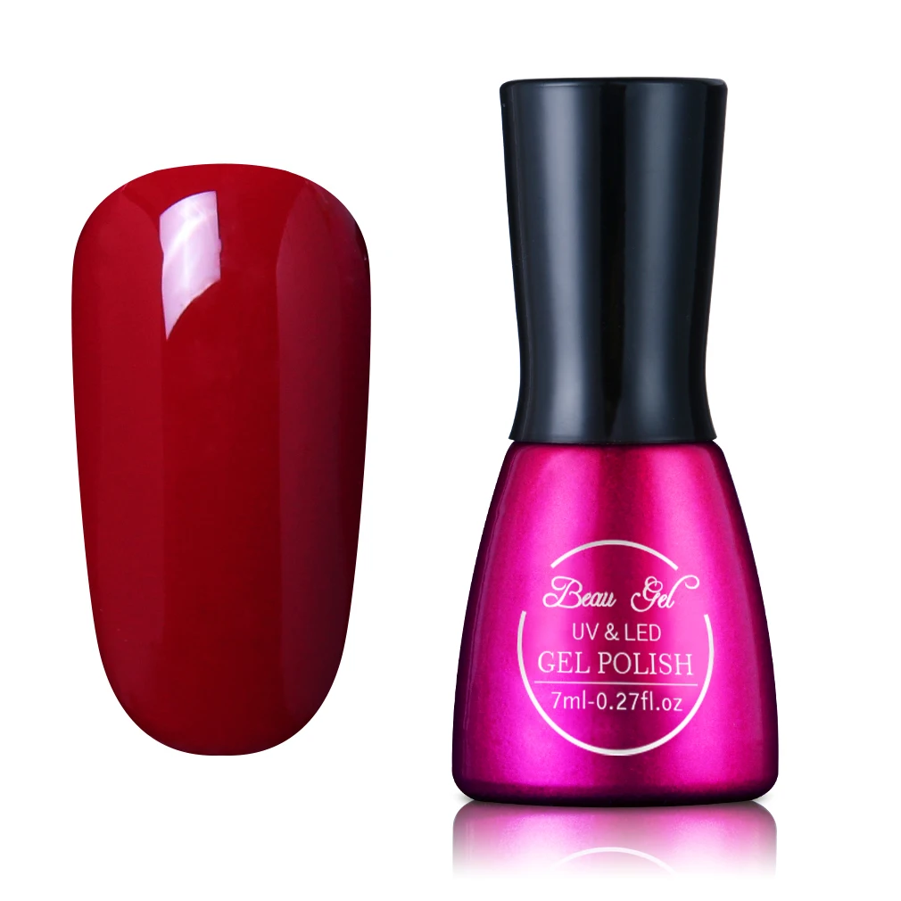 1412 Beau гель UV Vernis Полупостоянный 7 мл УФ-гель для ногтей замачиваемый долговечный светодиодный лак для ногтей, лак для ногтей - Цвет: 1412