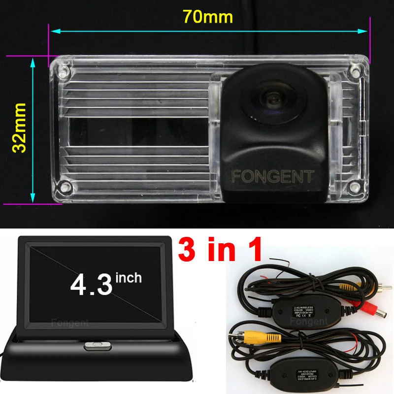 Y8002-AV-Z1-43 Для Toyota land Cruiser 200 LC200 2013 2012 2011 2010 2009 2008 2007 2006 2005 автомобиля обратная парковочная камера заднего вида монитор - Название цвета: Y8002-AV-Z1-43
