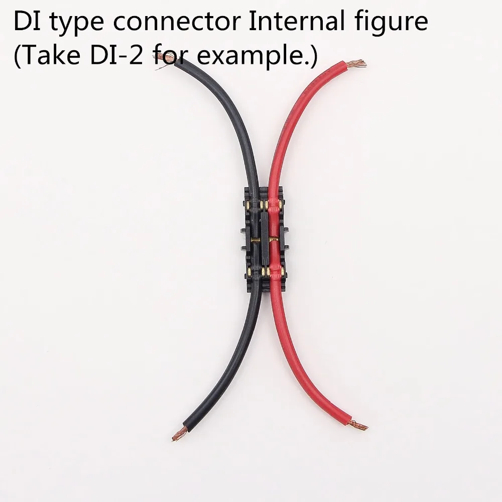 JOWX DI-2 10 шт. двойной в линии 2 способ стыковое соединение 18AWG 0,75 sqmm электронный светодиодный светильник кабель провода разъемы