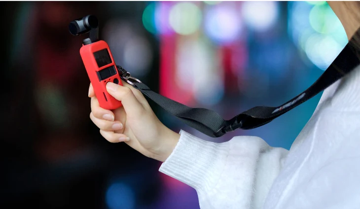 10 цветов DJI OSMO Карманный Протектор набор Мягкий силиконовый чехол с шеей/ремешок для запястья для Osmo Карманный ручной карданный