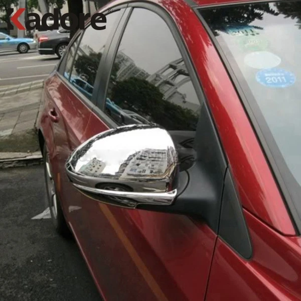 Для Chevrolet Cruze 2009 2010 2011 2012 2013 хромированная Боковая дверь заднего вида зеркальные накладки отделка автомобиля Стайлинг