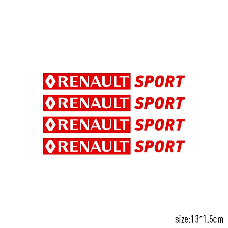 4 шт. наклейки на ручки renault duster megane 2 logan clio laguna scenic sandero|for renault|sticker sportcustom decal |
