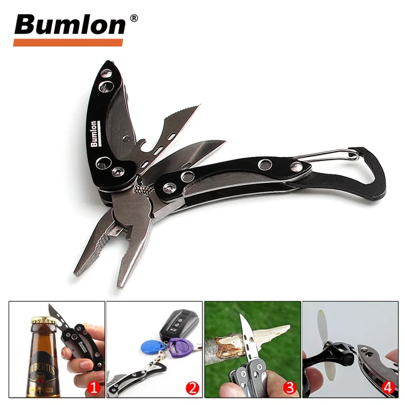 Travel Camping EDC gear camping equipment fishing tool Clip pliers multi-purpose mini keychain RL21-0012 survival kit | Спорт и