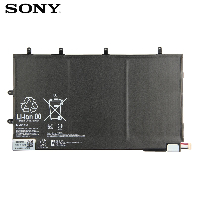 Оригинальный аккумулятор SONY для Sony Xperia Tablet Z 1ICP3/65/100 3 LIS3096ERPC Подлинная запасная