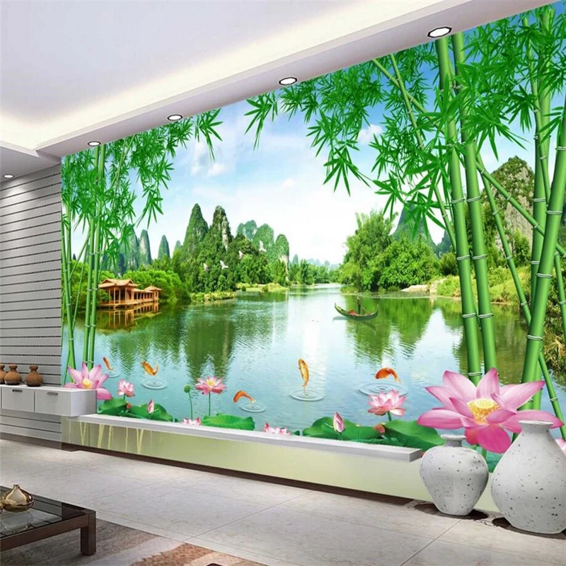

beibehang Custom photo background wallpaper picturesque scenery good scenery TV background wall mural wallpaper landscape 3D