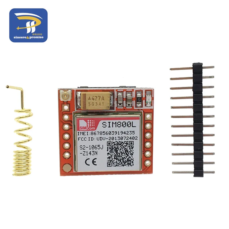 Наименьший SIM800L GPRS GSM модуль Kit карта Micro SIM Core BOard четырехдиапазонный