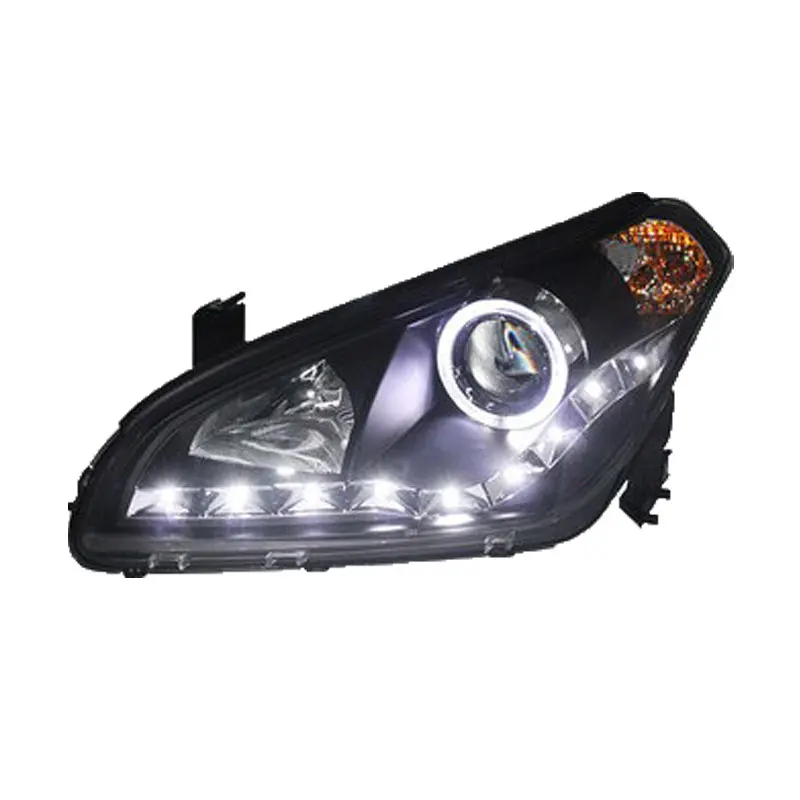 LED 6000K 55W Автомобильный Стайлинг для BESTUNE B50 фары 2009-2012 BESTUNE B50 фары светодиодный DRL Биксеноновые линзы Высокий Низкий луч парковка противотуманные La - Цвет: LED 6000K 55W