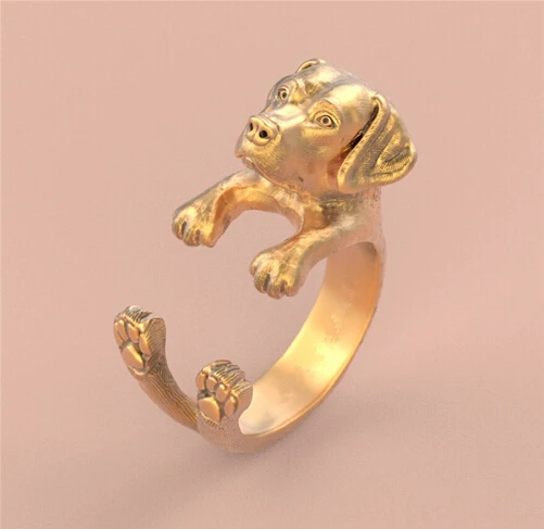 Оптовая продажа уникальное кольцо ручной работы в стиле бохо ретро лабрадор