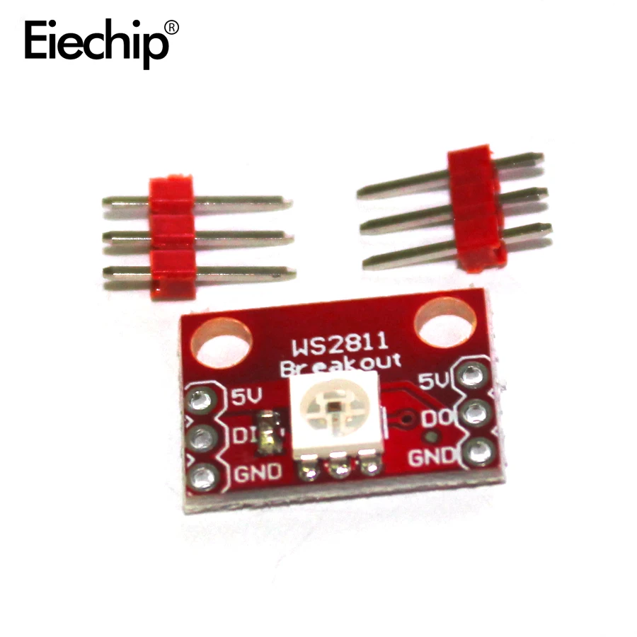 10 шт./лот WS2812 WS2811 RGB светодиодный Breakout модуль для arduino | Лампы и освещение