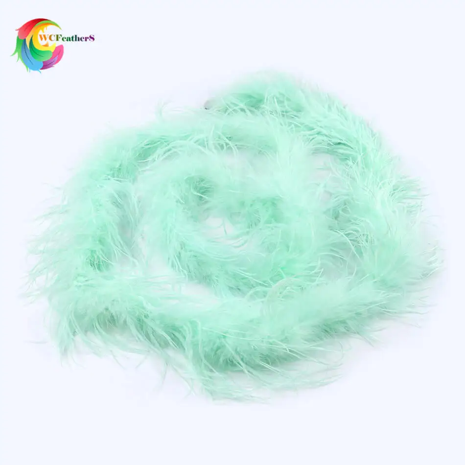 NEW! 2 meters/pc Colorful Ostrich feather boa Wedding/Dance/Apparel Accessories/Decoration feather strip 22Colors for chose - Цвет: color 05