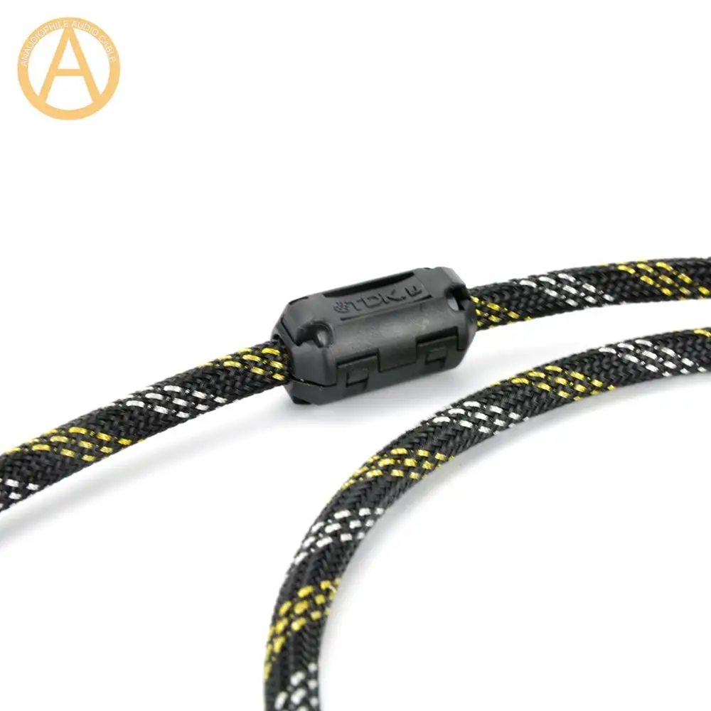 HIFI USB к Micro USB кабель для компьютера DAC мобильного телефона планшета usb тип A к Micro USB кабель передачи данных аудио, ручной работы