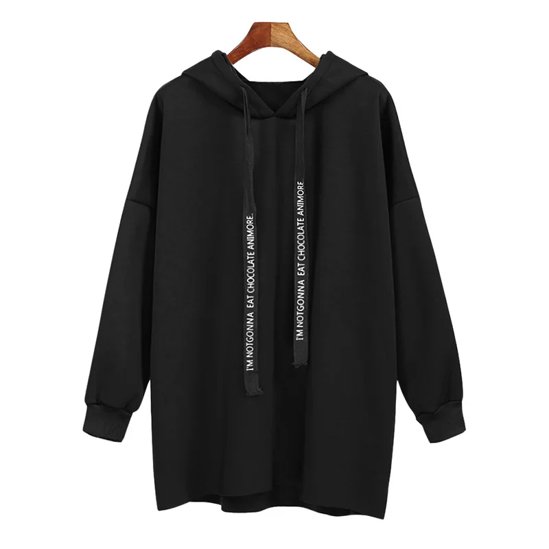 Anself для женщин 5XL плюс размеры Толстовка с капюшоном с длинным рукавом Mujer флис теплые зимние повседневное