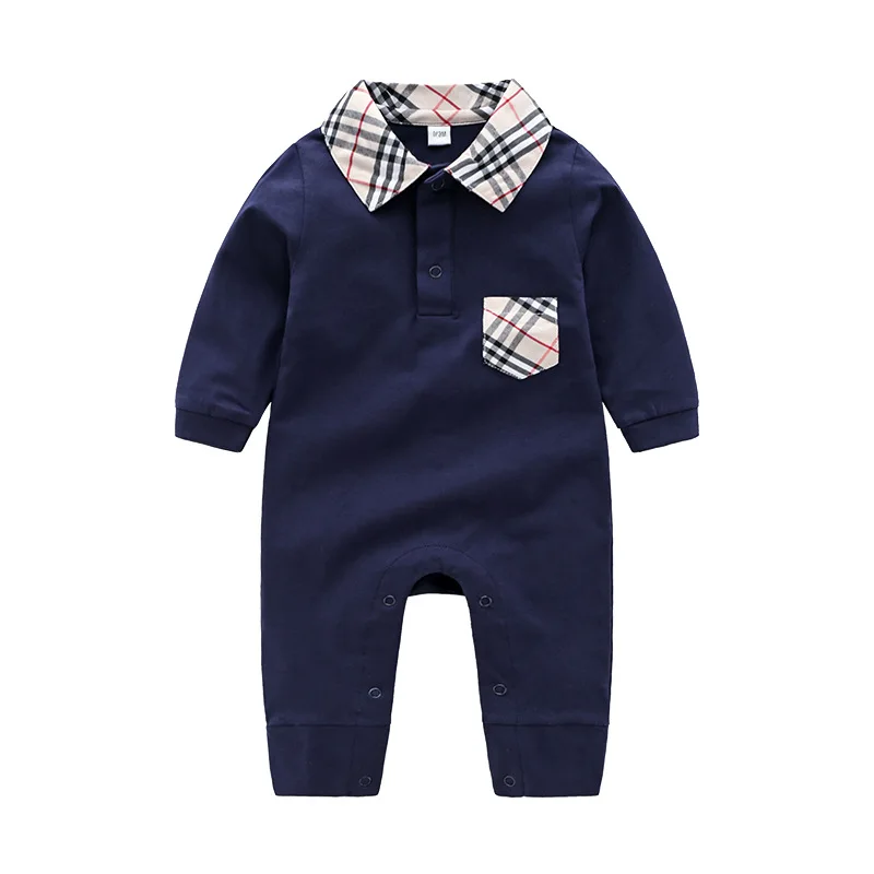 Newborn Baby Boy Jumpsuits Toddler Long Sleeve Rompers Boys Romper Climbing Clothes Infant High Quality Jumpsuit |