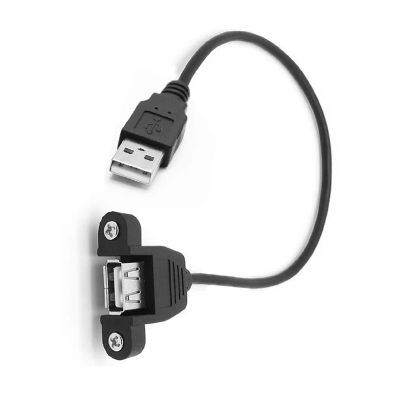 Компьютерная линия передачи данных USB 2 0 B гнездовой разъем Панельное крепление к