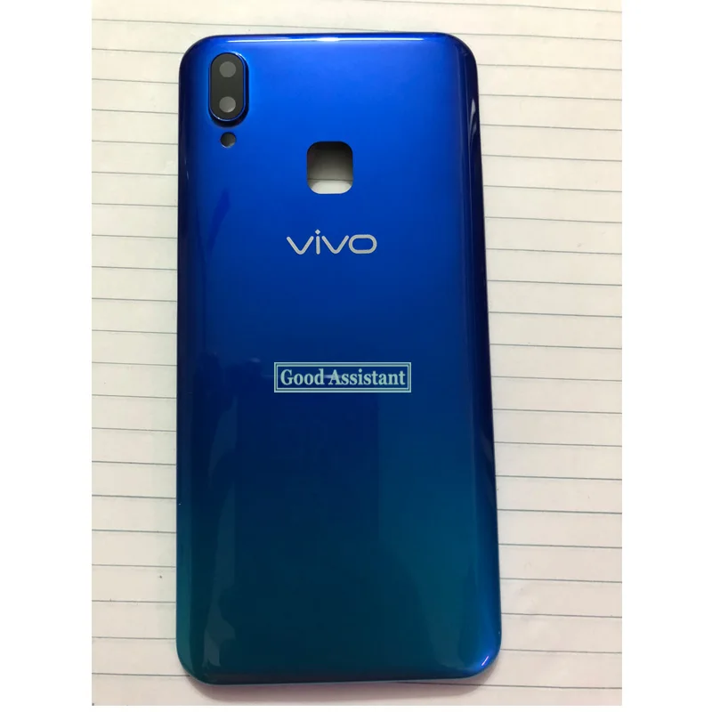 Blue Green Новинка 6,2 ''для BBK Vivo Y91 Y91i Y91c Y93 Y93s Y93st Y93 Lite Y95 U1 задняя крышка батарейного отсека, корпус, чехол, Задняя стеклянная линза, запчасти - Цвет: Blue Green