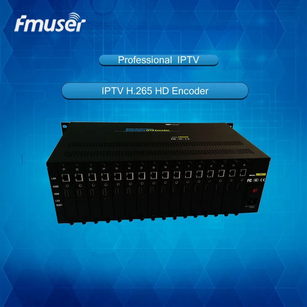 FMUSER16 в 1 H.264/H.265 Высокое разрешение HD потоковый кодировщик IPTV MPEG4 /H.264 HDMI Потоковая