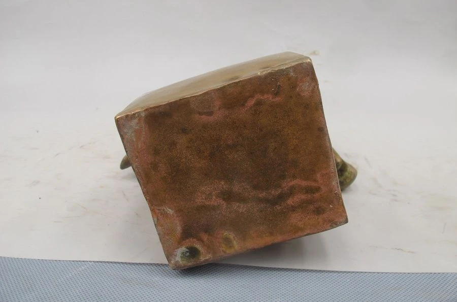 11 Китай бронзовая Медь феншуй Зодиак голова лошади Статуя Скульптура | Дом и сад