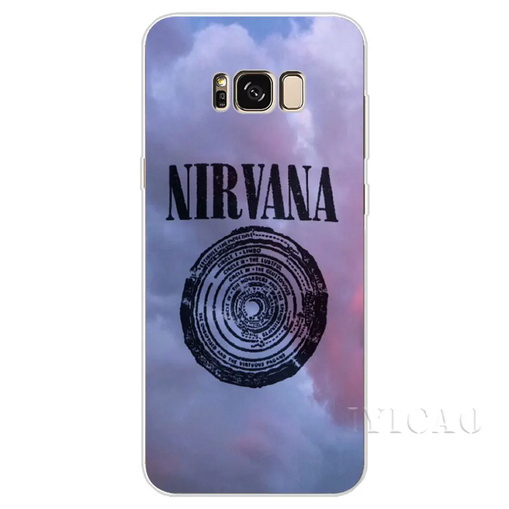 IYICAO Nirvana Kurt Cobain жесткий чехол для Samsung Galaxy S6 S7 край S8 S9 S10 плюс S10e Note 8 9