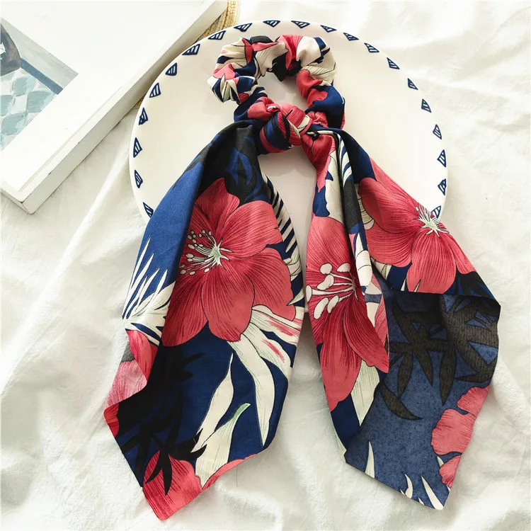 Европейская и американская лента для волос с бантом, длинные аксессуары для волос с кисточками, повязка на голову, стримеры, цветы, женские подарки