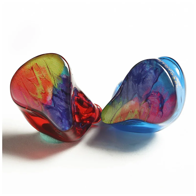 Customization BGVP DM6 5BA IEM в ухо наушники Audiophile HiFi мониторы Внутриканальные наушники MMCX 6N 8 жильный кабель - Цвет: Customization