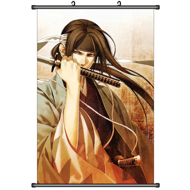 Японский аниме декоративный Рисунок Hakuoki Toudou Heisuke &amp Harada Sanosuke Yamanami Keisuke домашний